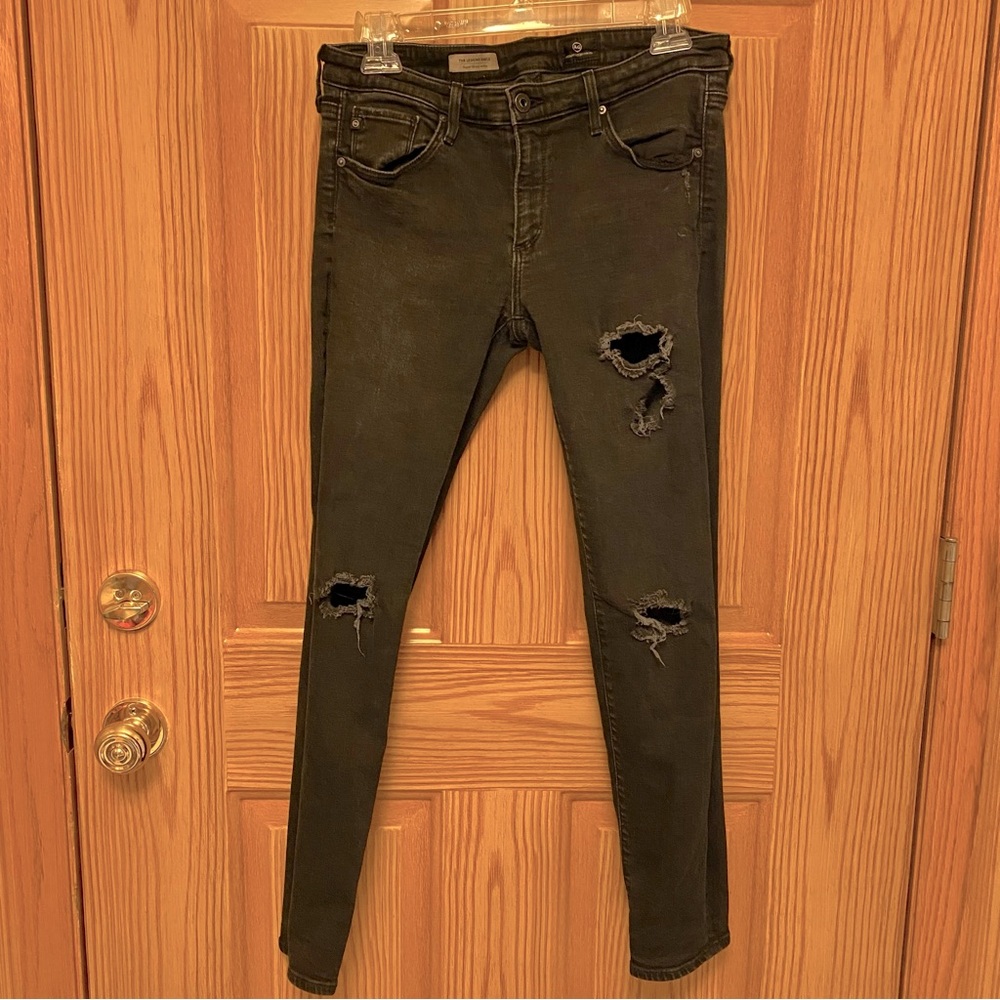 AG Adriano Goldschmied The Legging Ankle Distressed Jeans 29R